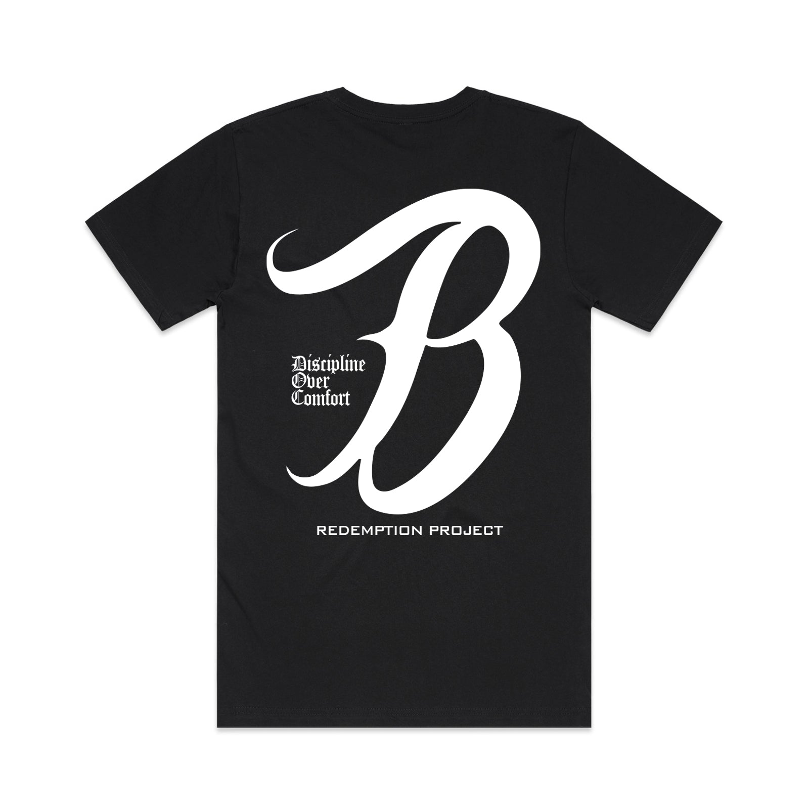 Discipline Over Comfort Tee | Black